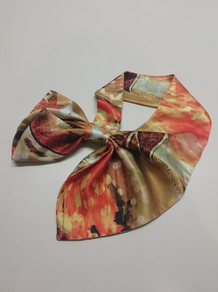 Dzintara/ dzeltens/ sinepe/ oranžs lakatiņš/ atlass (21)