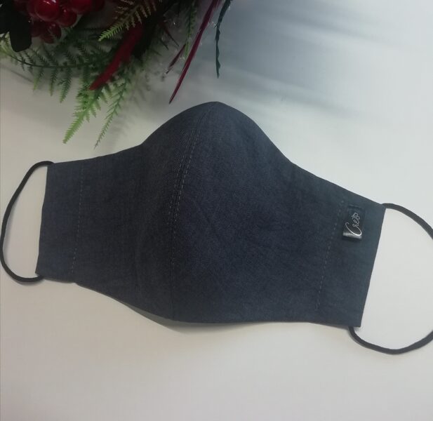 Antracīta pelēka sejas maska pieaugušajiem/ L izm. (35)