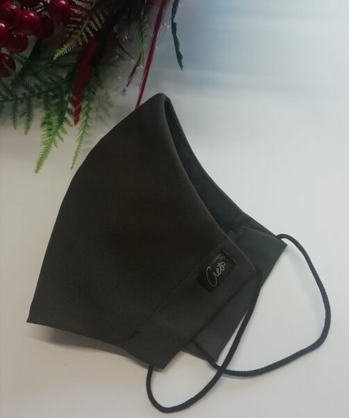 Haki zaļa auduma sejas maska/ L izm. (11)