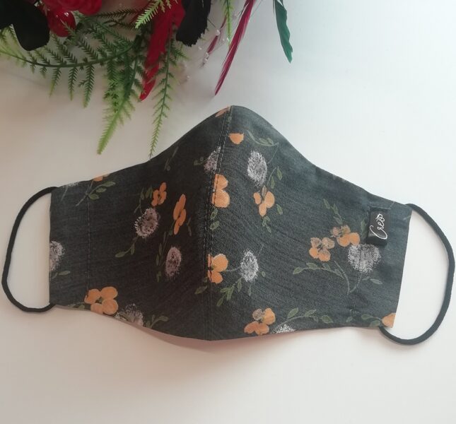 Tumši pelēka raiba sejas maska, M izm./ (71) !!Pēdējais eks.