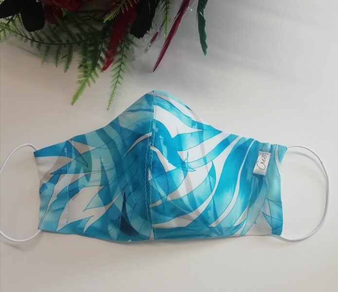 Plānas kokvilnas auduma sejas maska, M izm./  (81)