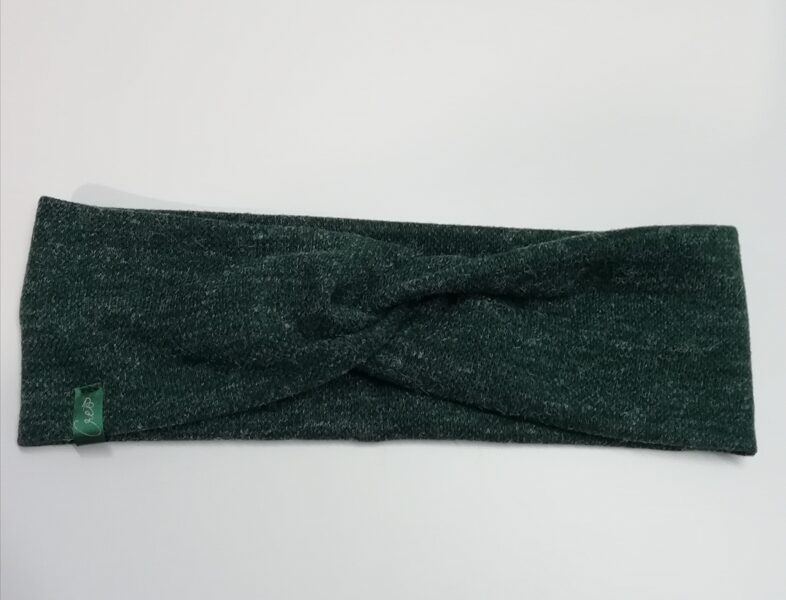 Tumši zaļa trikotāžas ausaine (38)