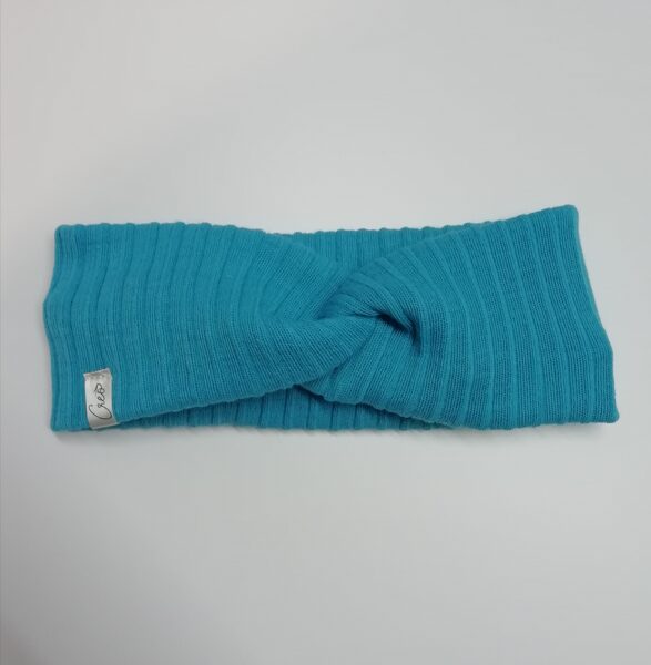 Gaiši zila trikotāžas ausaine (40) 