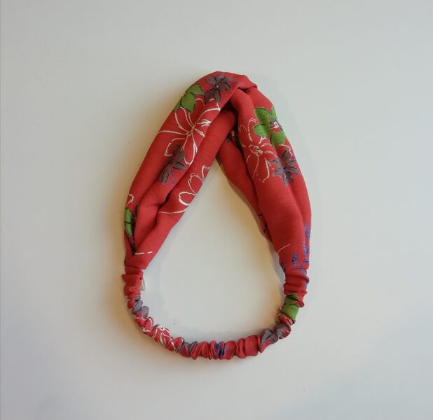 Oranža auduma bandana (51)