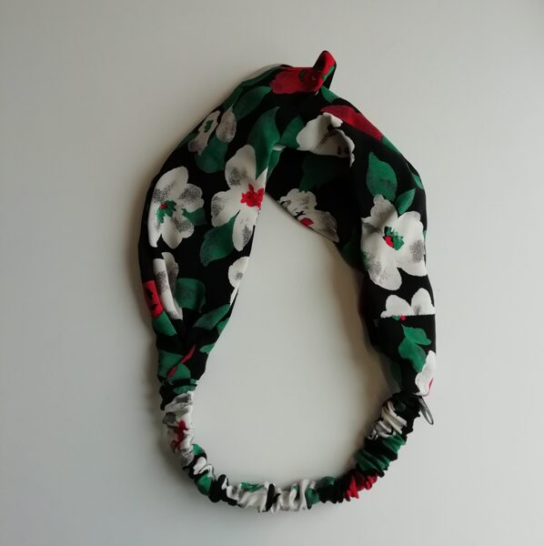 Melnraiba auduma matu lenta (103)