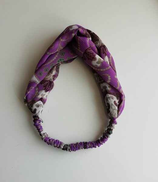 Violeta raiba auduma matu lenta (81)